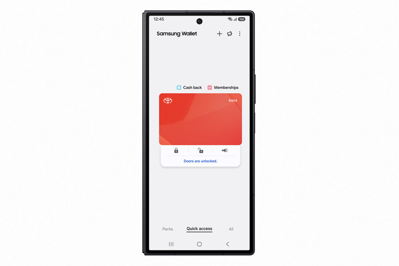 Otključajte Toyotu Samsung mobitelom